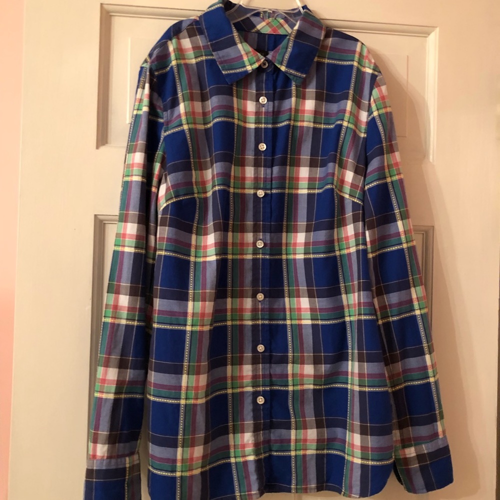 Talbots Ladies Plaid Shirt Size XS EUC - USH1